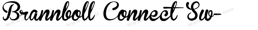 Brannboll Connect Sw字体转换